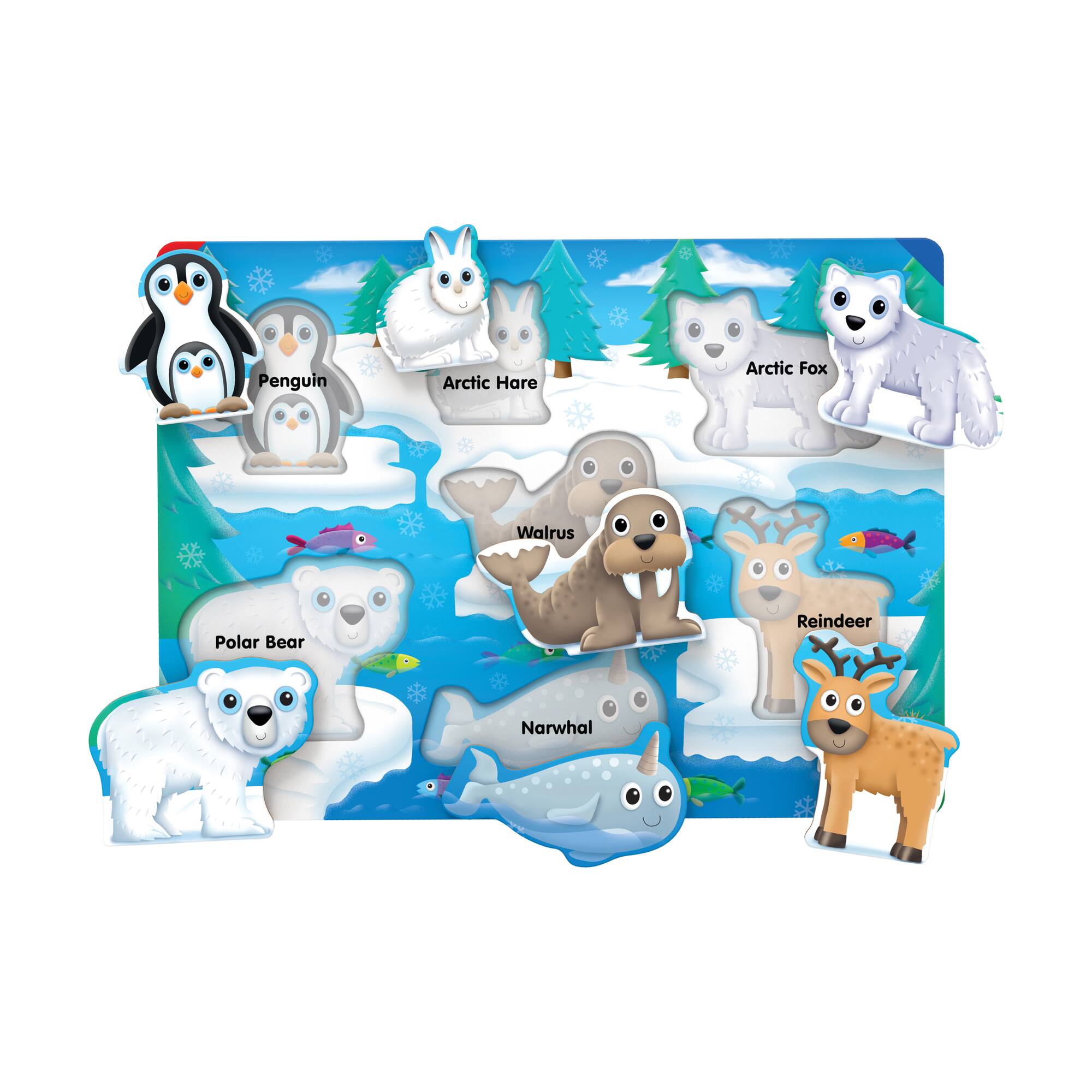 My First Lift & Learn Puzzle - Artic: 7 Pcs